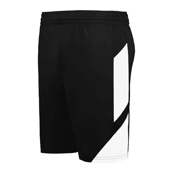 Step-Back Modern Fit Basketball Shorts with 100% polyester wicking knit and... from ASI 37461 Augusta Sportswear