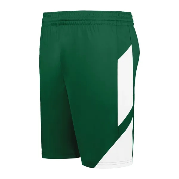 Step-Back Modern Fit Basketball Shorts with 100% polyester wicking knit and... from ASI 37461 Augusta Sportswear