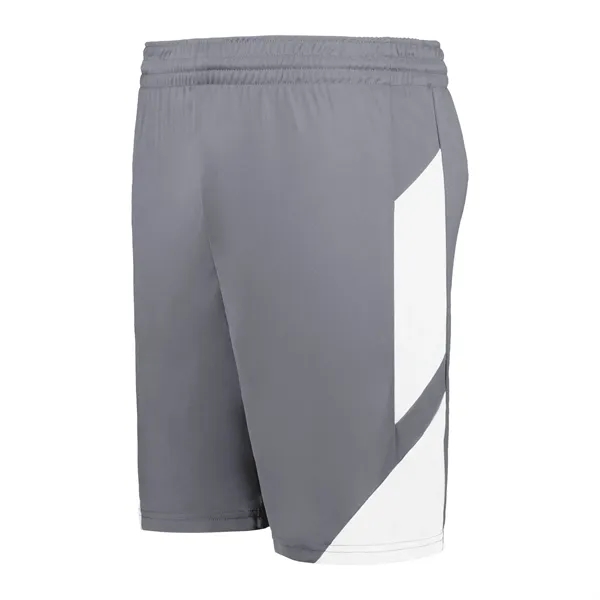 Step-Back Modern Fit Basketball Shorts with 100% polyester wicking knit and... from ASI 37461 Augusta Sportswear