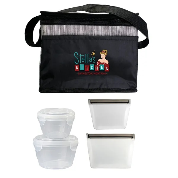 Black Graph Nested Bagged Lunch Set... from ASI 30208 A P Specialties / AP Specialties