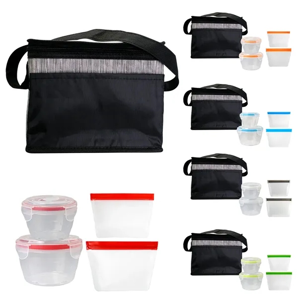 Black Graph Nested Bagged Lunch Set... from ASI 30208 A P Specialties / AP Specialties