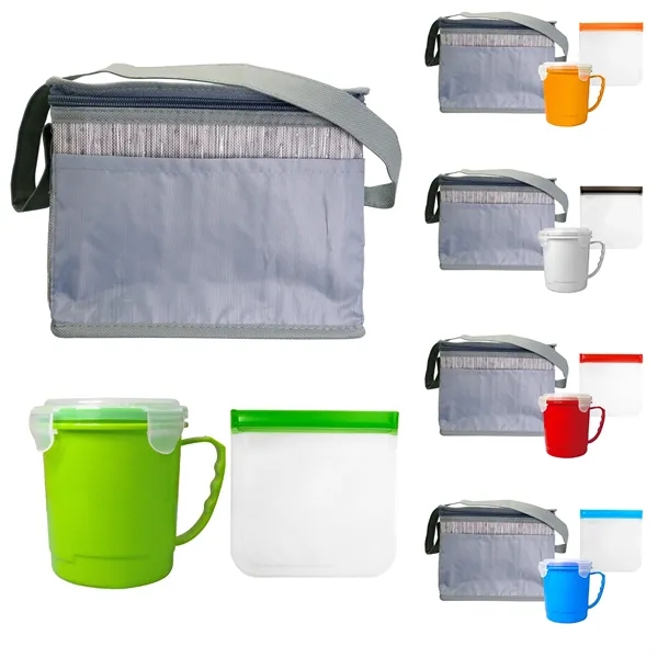 Gray Graph Soup & Sandwich Set... from ASI 30208 A P Specialties / AP Specialties