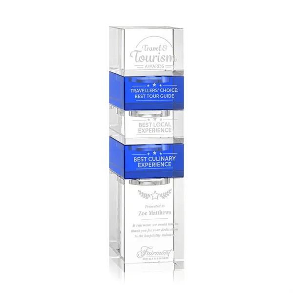 The Optical Crystal Tofino Stacker Award features a unique stackable design... from ASI 84592 St Regis Group / St Regis