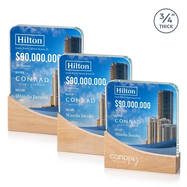 Celebrate excellence with our striking Starfire Crystal Cadott VividPrint™ Award, featuring... from ASI 84592 St Regis Group / St Regis