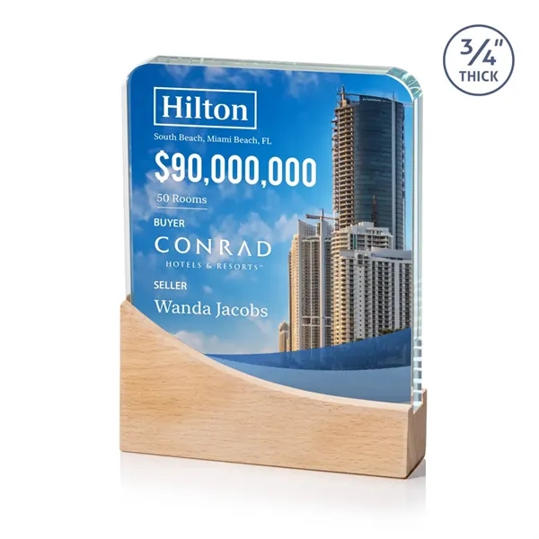 Celebrate excellence with our striking Starfire Crystal Cadott VividPrint™ Award, featuring... from ASI 84592 St Regis Group / St Regis