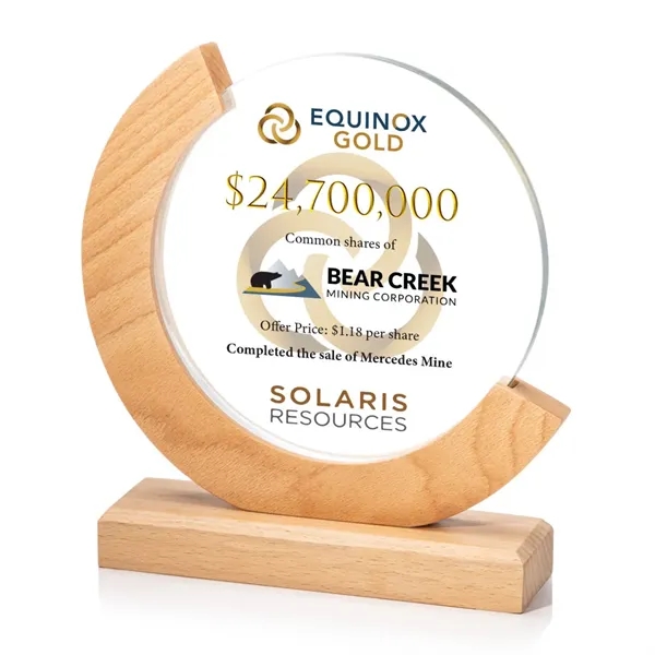 Elegance meets innovation in our Sparta VividPrint™ Award on beechwood base.... from ASI 84592 St Regis Group / St Regis