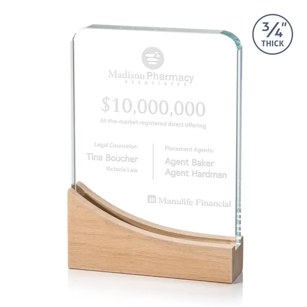 Celebrate excellence with our striking Starfire Crystal Cadott Award, featuring a... from ASI 84592 St Regis Group / St Regis