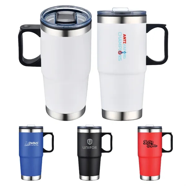 24oz Travel Mug with Stainless Steel Bottom... from ASI 39820 Opusline (Benmex) / Opus Line