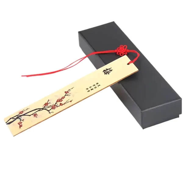 Wooden bookmark with tassel plus full color UV imprint on 1... from ASI 37218 Athena Promo (tm)