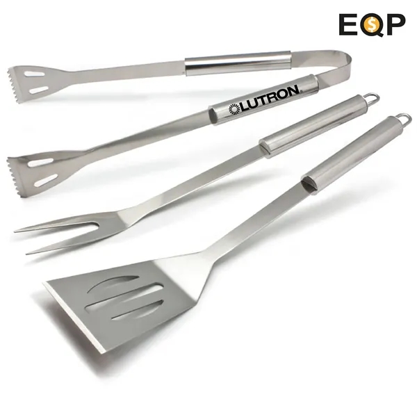 Three-piece BBQ tool set includes spatula, tongs and barbecue fork.... from ASI 39820 Opusline (Benmex) / Opus Line