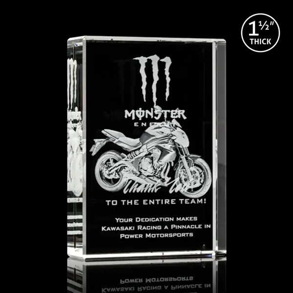 The spectacular York Award features an exceptionally thick, freestanding, clear cut... from ASI 84592 St Regis Group / St Regis