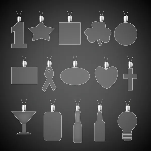 24" necklace with pendant and LED light.... from ASI 42016 Brighter Promotions Inc