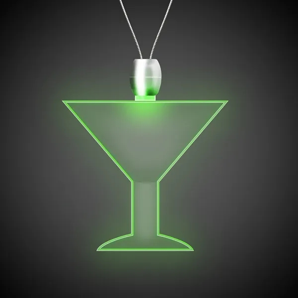 24" necklace with pendant and LED light.... from ASI 42016 Brighter Promotions Inc