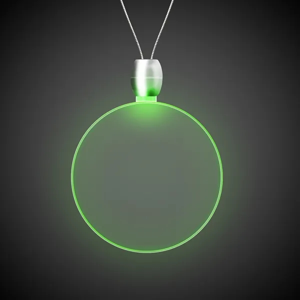 24" necklace with pendant and LED light.... from ASI 42016 Brighter Promotions Inc