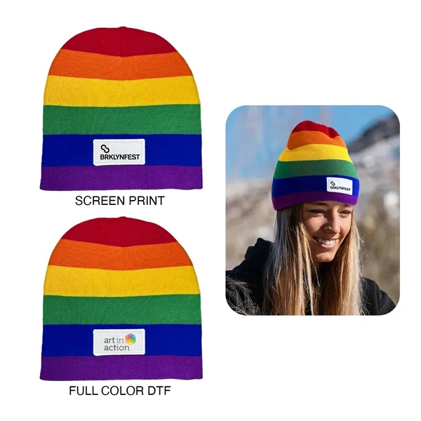 Rainbow beanie.... from ASI 52710 Lincoln Line