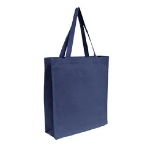Shopper tote bag for promotion with full side and bottom gusset.... from ASI 66230 Landes Inc