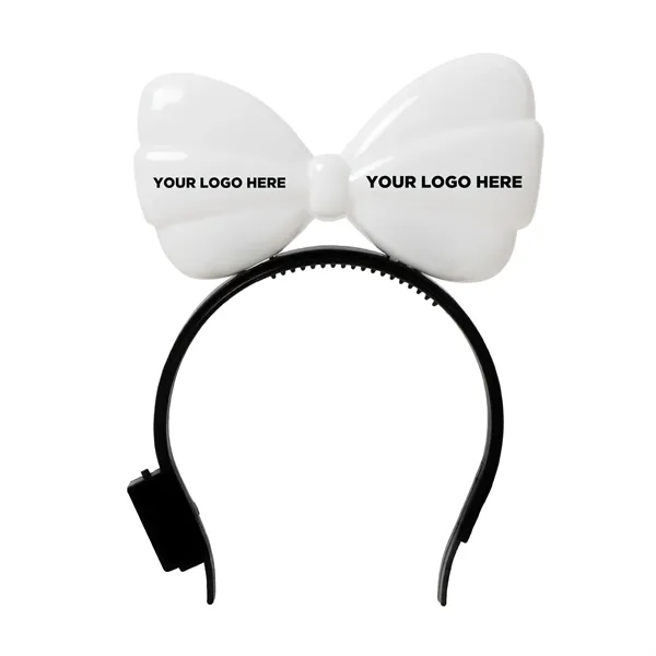 6 1/4" bow headband with LED lights with 7 light up... from ASI 42016 Brighter Promotions Inc