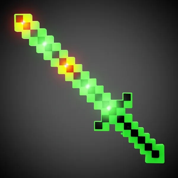 24" green pixel sword with LED lights.... from ASI 42016 Brighter Promotions Inc