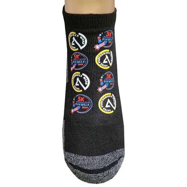 Pull Tab seamless toe moisture wicking socks made in the USA.... from ASI 90160 Suntex Industries