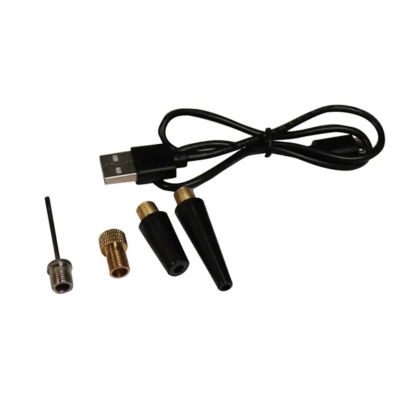 USB Chargeable portable tire inflator. High-Pressure Air Inflation Tube. Lighting/SOS Rescue... from ASI 63698 Justin Case®