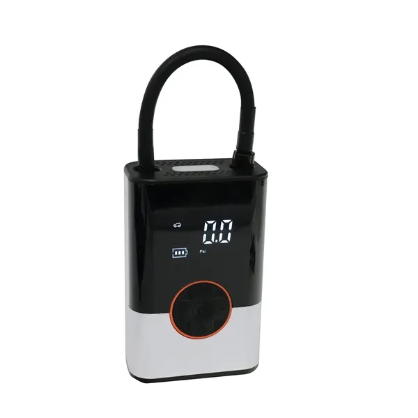 USB Chargeable portable tire inflator. High-Pressure Air Inflation Tube. Lighting/SOS Rescue... from ASI 63698 Justin Case®