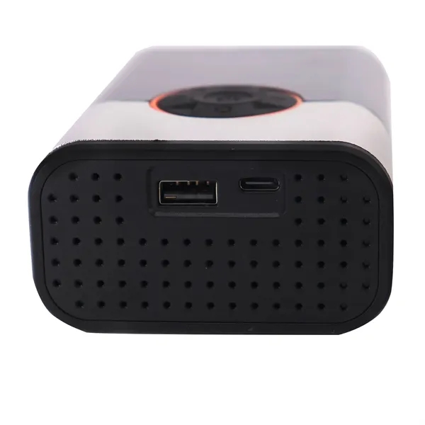 USB Chargeable portable tire inflator. High-Pressure Air Inflation Tube. Lighting/SOS Rescue... from ASI 63698 Justin Case®