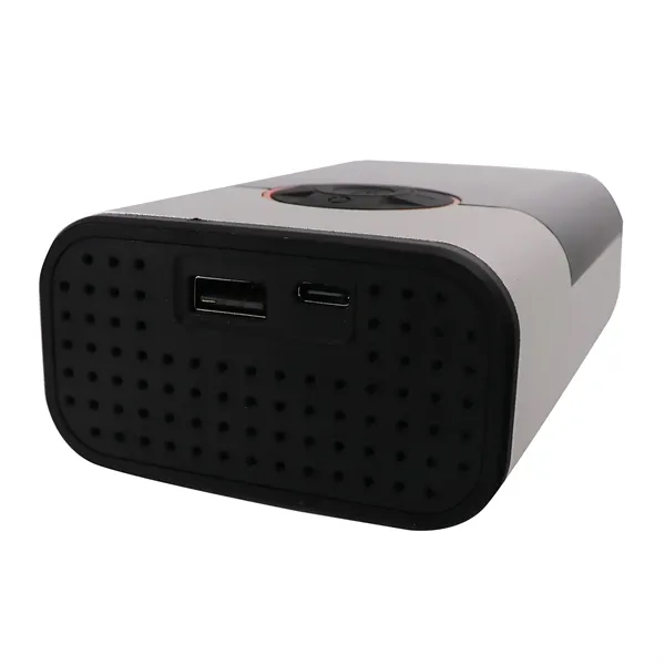 USB Chargeable portable tire inflator. High-Pressure Air Inflation Tube. Lighting/SOS Rescue... from ASI 63698 Justin Case®