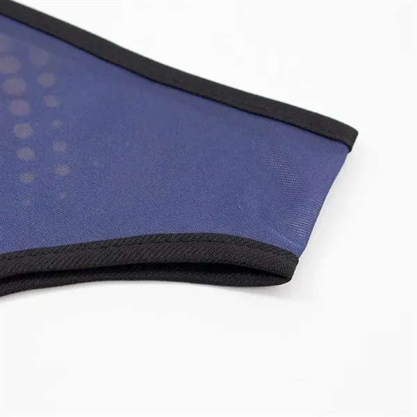 19" x 27.5" 115G polyester mesh sports bib with two-piece elastic... from ASI 36558 Aprons, Etc.