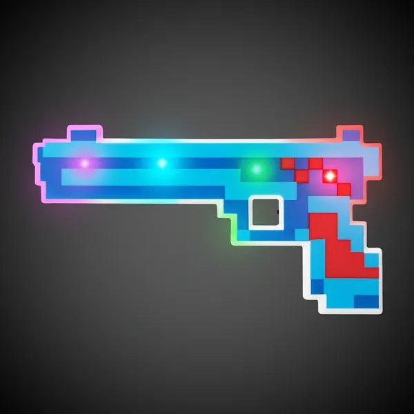8-bit inspired LED pixel gun.... from ASI 42016 Brighter Promotions Inc / Chemical Light™ Liquid Light