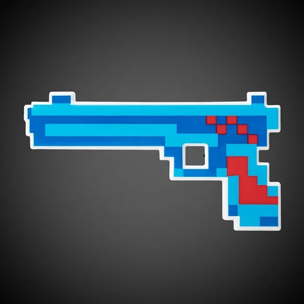 8-bit inspired LED pixel gun.... from ASI 42016 Brighter Promotions Inc / Chemical Light™ Liquid Light