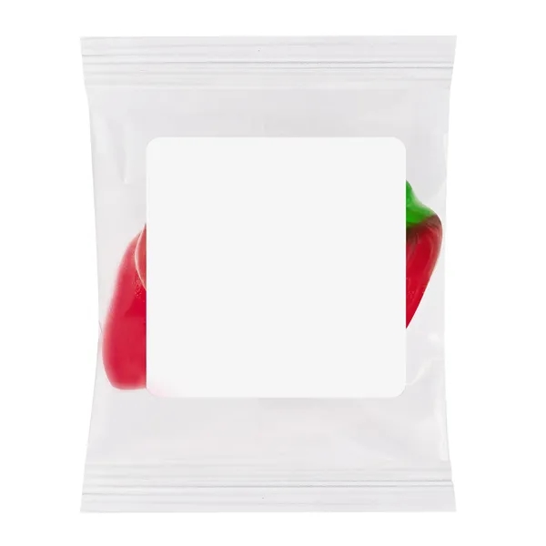 1oz bag of gummy strawberries.... from ASI 71685 Midnite Snax®