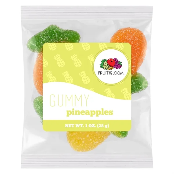 1oz bag of gummy pineapples.... from ASI 71685 Midnite Snax®
