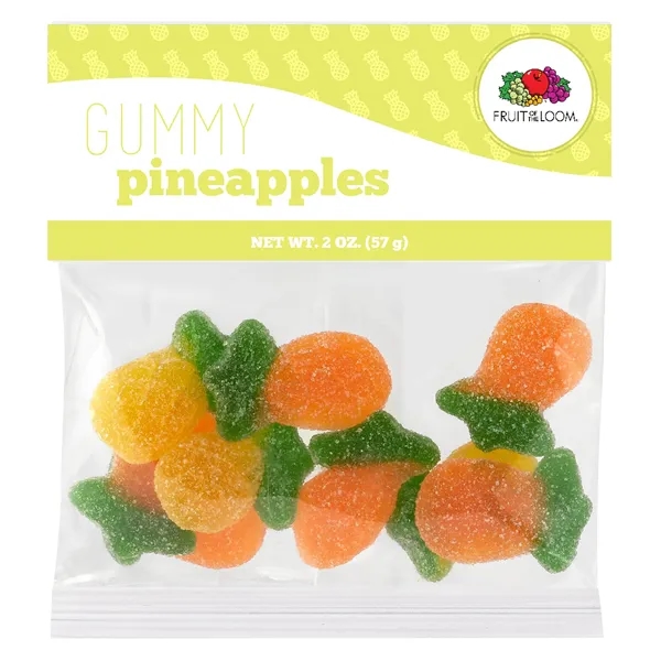 2oz bag of gummy pineapples.... from ASI 71685 Midnite Snax®
