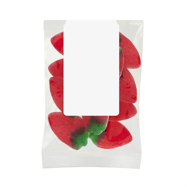3.6oz bag of gummy strawberries.... from ASI 71685 Midnite Snax®