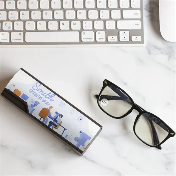 Blue light reading glasses with 1.5+ magnification and case to reduce... from ASI 61966 HPG / Mixie