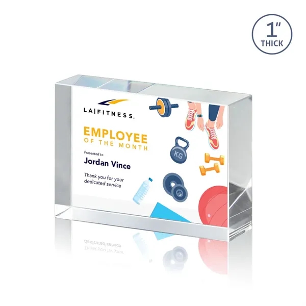 The York Award features a clear cut Optical Crystal rectangle. Let... from ASI 84592 St Regis Group / St Regis