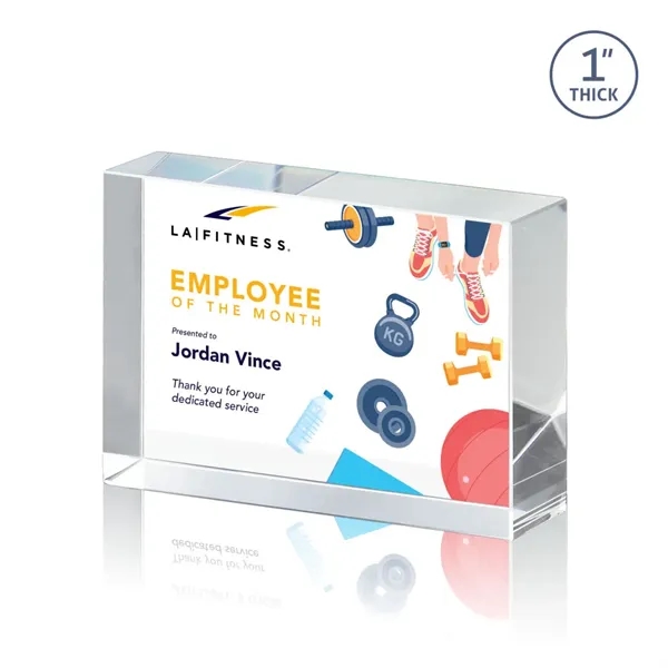 The York Award features a clear cut Optical Crystal rectangle. Let... from ASI 84592 St Regis Group / St Regis