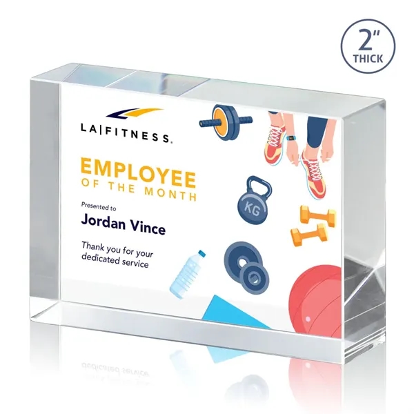 The York Award features a clear cut Optical Crystal rectangle. Let... from ASI 84592 St Regis Group / St Regis