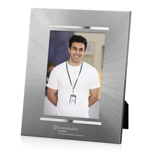 Brushed silver with bright silver inserts frame.... from ASI 84592 St Regis Group