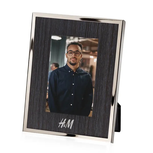 Charcoal wood-grain matte with bright silver frame.... from ASI 84592 St Regis Group