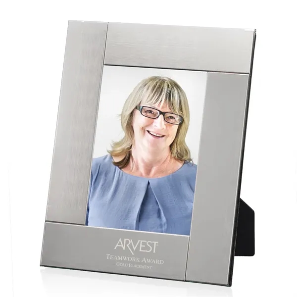 Snyder Frame - Matt/Brushed S/S available in two sizes.... from ASI 84592 St Regis Group