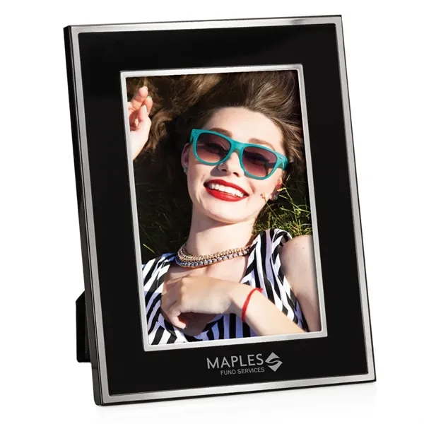 Ebony metal surrounded with sleek silver borders create this classic art... from ASI 84592 St Regis Group