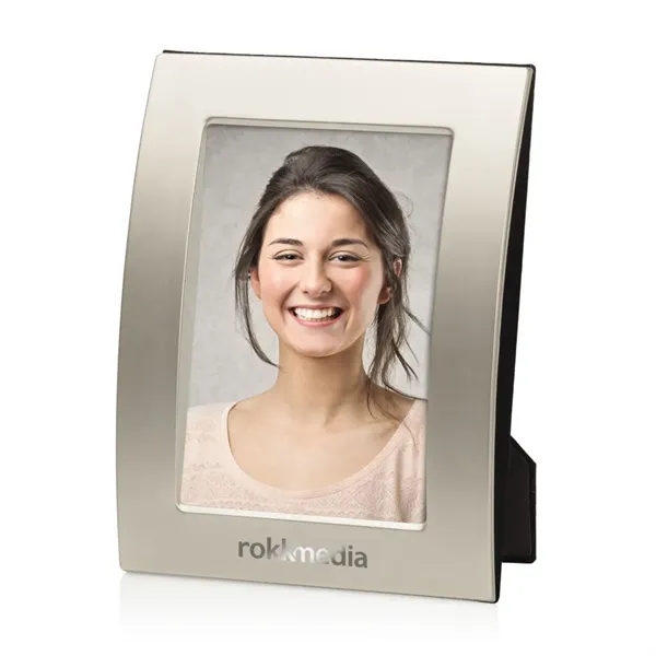 Marcela Frame - Satin Silver available in three sizes.... from ASI 84592 St Regis Group