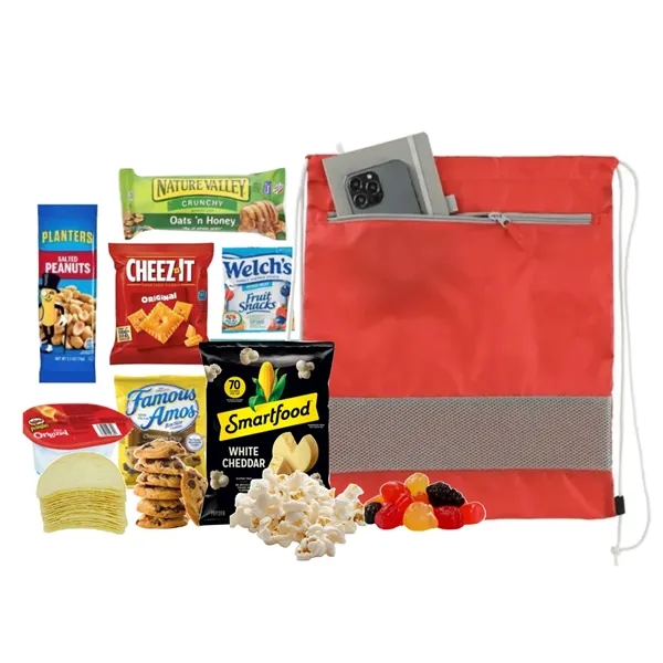 Recycled Drawstring Bag with Snacks... from ASI 89971 Stuff A Mug
