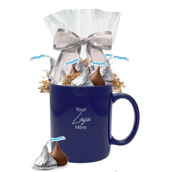Mug filled with Chocolate Hershey Kisses,wrapped and tied with a bow... from ASI 89971 Stuff A Mug