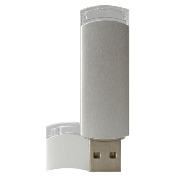 USB flash drive with a body of sleek, brushed aluminum.... from ASI 62124 iClick, Inc. / iClick®