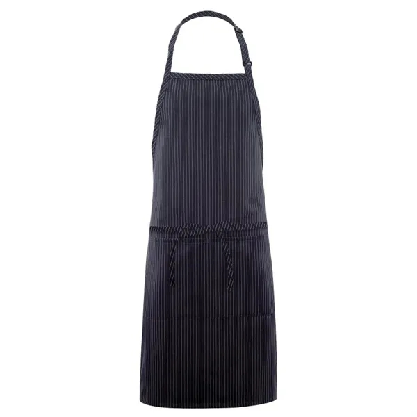 Customizable extra-long butcher apron with center divided patch pockets, a neck... from ASI 36558 Aprons, Etc.