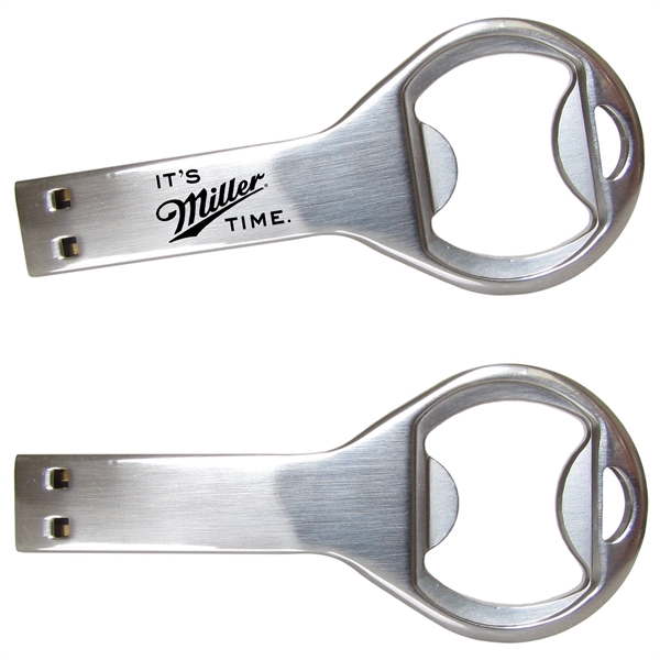 Aluminum bottle opener and USB flash drive in one.... from ASI 62124 iClick, Inc. / iClick®