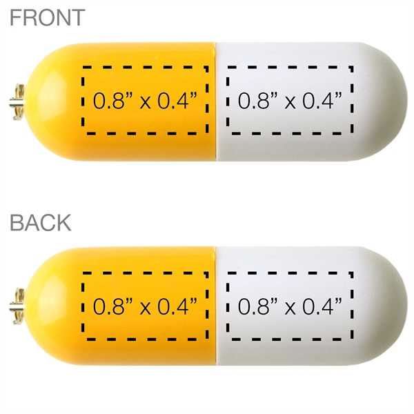 Pill shape USB flash drive... from ASI 62124 iClick, Inc. / iClick®