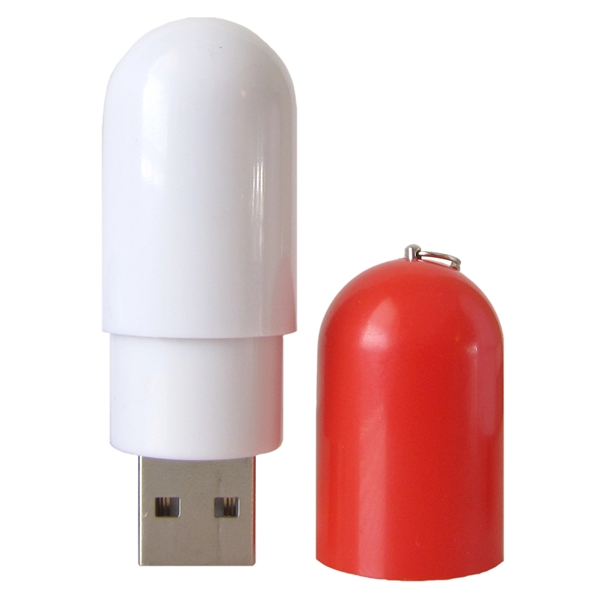Pill shape USB flash drive... from ASI 62124 iClick, Inc. / iClick®